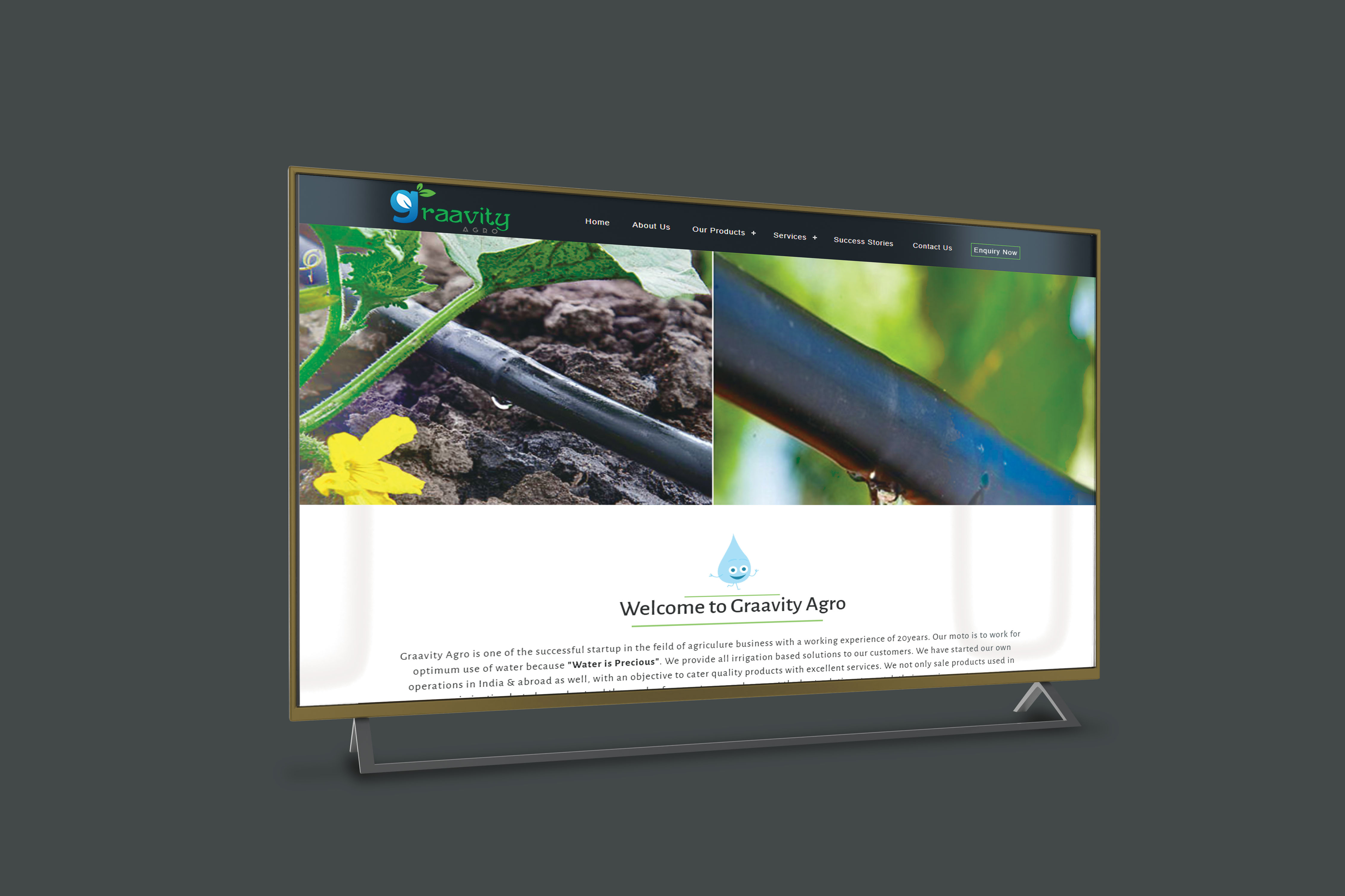 Agriculture Website Design and Development 